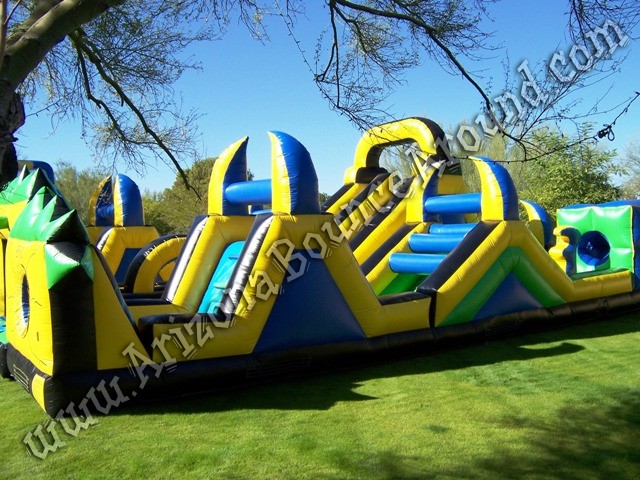 inflatable obstacle course to rent
